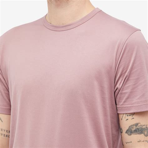 Sunspel Classic Crew Neck T Shirt Vintage Pink END