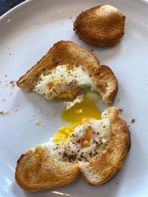 Air Fryer Egg In A Hole Melanie Cooks