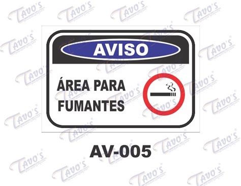 Placa Aviso Área para fumantes