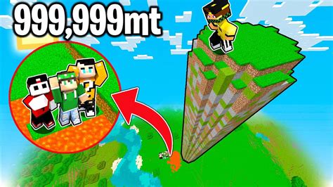 I MIEI AMICI DEVONO SALVARMI DA 999 999 METRI MANSAVE Minecraft ITA