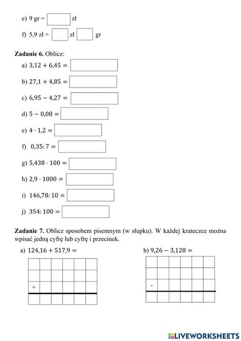 Ułamki Dziesiętne Klasa 5 Pdf Margaret Wiegel