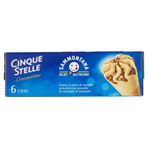 Sammontana Cinque Stelle Croccantino 6 x 75 g Compra online CosìComodo