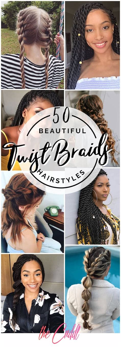 50 Beautiful Ways To Wear Twist Braids For All Hair Textures Twist