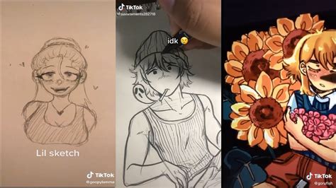 ALT TIKTOK DRAWING ALTERNATIVE ART TIK TOK COMPILATION Goth Emo