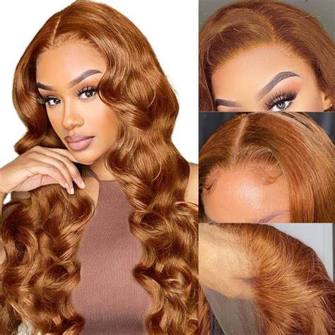 Blonde Body Wave Lace Front Wigs Human Hair For Black Women X Honey