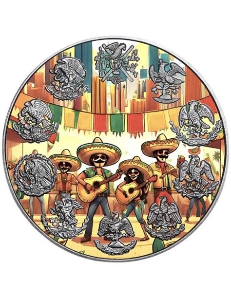 Cinco De Mayo Edici N Libertad Oz Moneda Plata M Xico