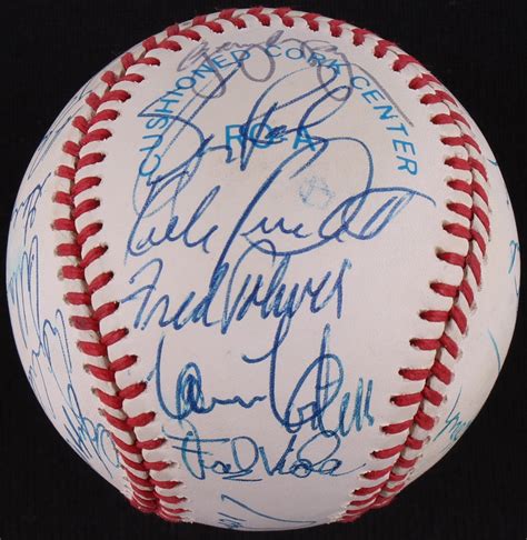 1989 Twins Oal Baseball Team Signed By 28 With Kirby Puckett Frank