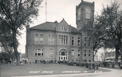 Lucas County Chariton, IA Postcard