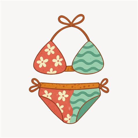 Cartoon Bikini Images Free Photos PNG Stickers Wallpapers Backgrounds Rawpixel