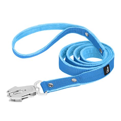 Smycz nylonowa Walk Leash Silver Edition Ocean Blue Wysoka jakość