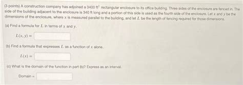 Solved Points A Construction Company Has Adjoined A Chegg