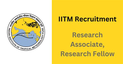 Iitm Recruitment 2024 Research Associate Eligibility Apply Online