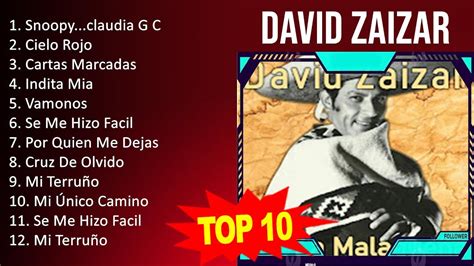 D A V I D Z A I Z A R Mix 10 Maiores Sucessos Grandes Exitos Youtube