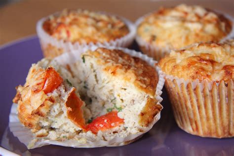 Tomato Basil Parmesan Muffins Divalicious Recipes Recipe