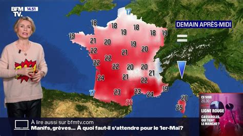 La météo pour ce samedi 29 avril 2023