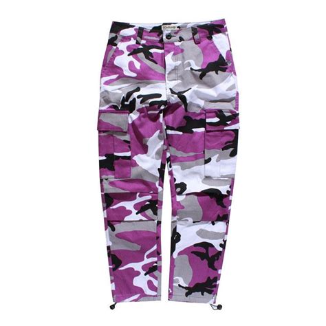 2021 Camo Cargo Pants For Mens Fashion Baggy Tactical Trouser Hip Hop