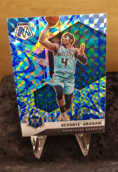 Panini 2020 21 Mosaic Devonte Graham 196 Mosaic Blue Reactive EBay