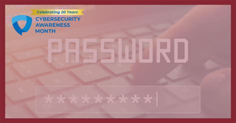 Cybersecurity Awareness Month Create Strong Passwords