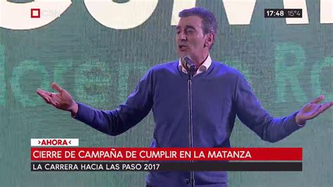 Cierre De Campaña De Randazzo En La Matanza Youtube