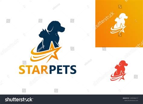 Star Pets Logo Template Design Vector Stock Vector (Royalty Free) 1299568417 | Shutterstock