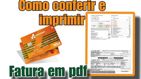 Como imprimir fatura PDF atacadao boleto do cartão atacadão pdf YouTube