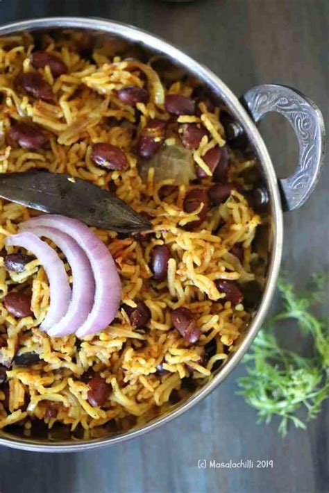 Rajma Rice / Rajma Pulao – Masalachilli