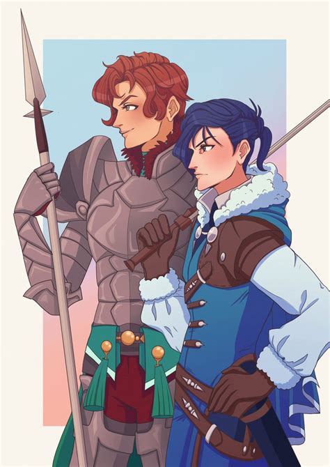 Sylvain And Felix Fire Emblem Fire Emblem Games Blue Lion