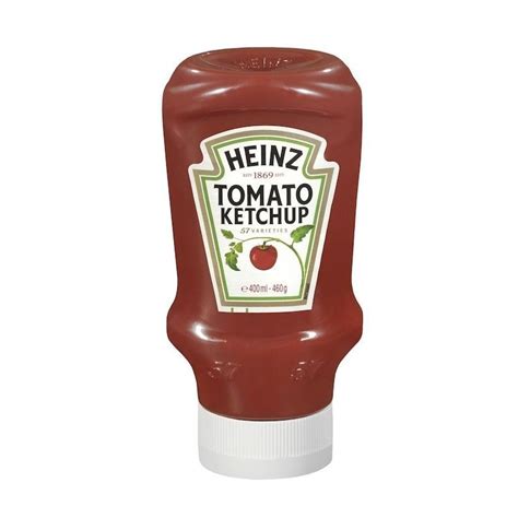 Heinz Tomato Ketchup Top Down 460 G Rosso Fine Food