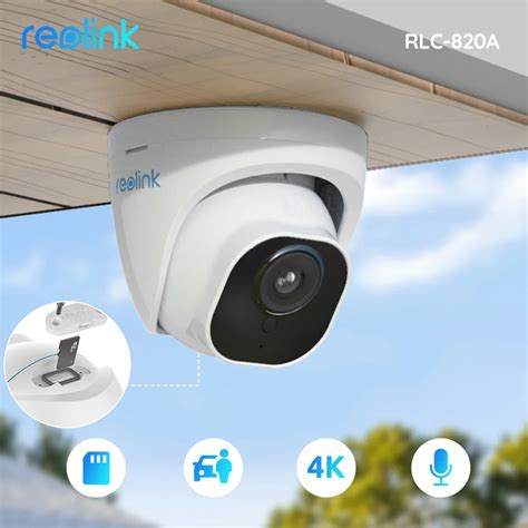 Reolink Smart Poe Outdoor Camera 4k 8mp Human Car Detection Infrared