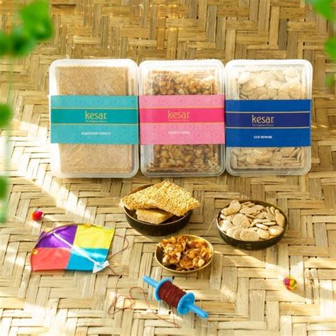 Kesar Sweets Lohri Makar Sankranti Sweets Gifting Hamper Box