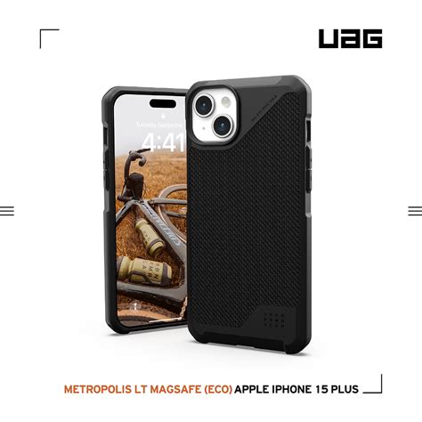 UAG iPhone 15 Plus 磁吸式耐衝擊保護殼 軍用黑 支援MagSafe Apple適用手機殼套 Yahoo奇摩購物中心