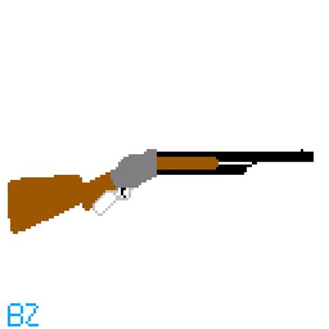 Winchester Model 1887 Shotgun Pixel Art Battlefield Amino Amino