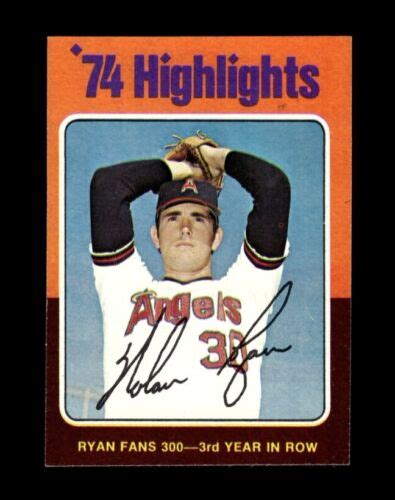 Topps Set Break Nolan Ryan Ex Exmint Gmcards Ebay