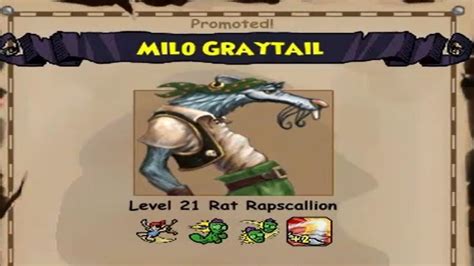 Pirate101 And A Bottle Of Yum Milo Greytail Promotion 1 Level 21