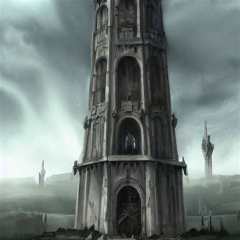 Giant Medieval Tower Concept Art Very Very Very Very Stable Diffusion