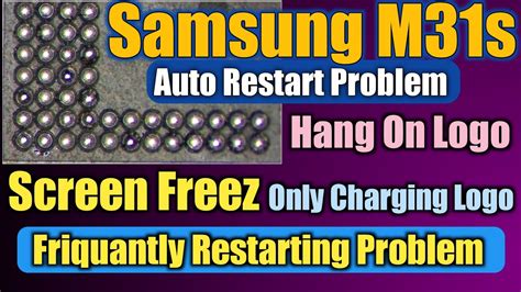 Samsung M31s Restart Problem Screen Freeze Auto Restart Hang On