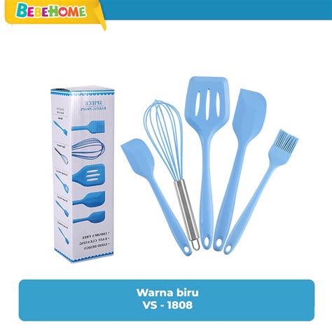 Jual Bebehome Set Spatula Sutil Silikon Non Stick Cooking Tools Isi 5