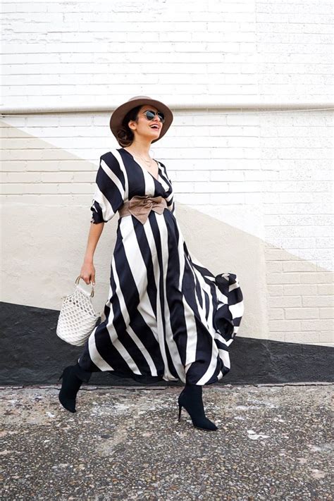 Stripe Dress Shirin Askari Stripes Fashion Striped Dress Fashion