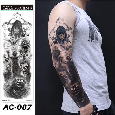 Halloween Sleeve Tattoos