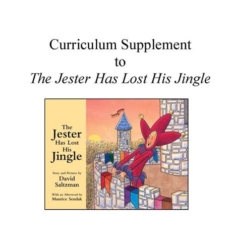 Curriculum Supplement | The Jester & Pharley Phund