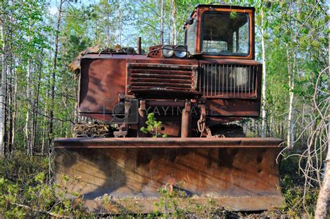 Old bulldozer. Royalty Free Stock Image | Stock Photos, Royalty Free ...