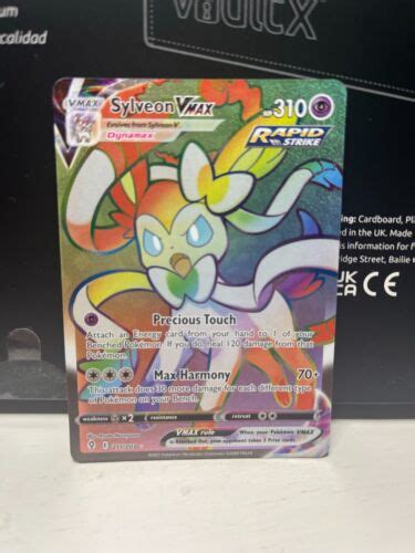 Pokémon TCG Sylveon VMAX Evolving Skies 211 203 Holo Secret Rare eBay