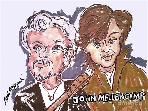 John Mellencamp Then And Now Mixed Media By Geraldine Myszenski Pixels