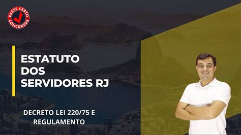 ESTATUTO DOS SERVIDORES DO ESTADO DO RIO DE JANEIRO PROF LEONARDO