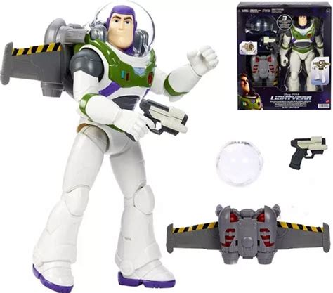 Boneco Buzz Lightyear Hhk12 Jetpack Arma Capacete Mattel Frete grátis