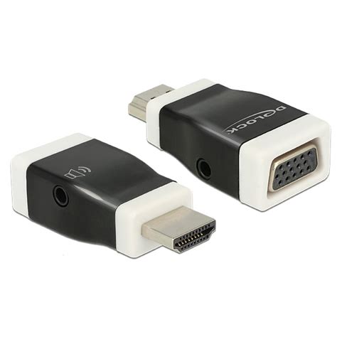 Adaptor Delock Hdmi A Mama Vga Mama Negru Emag Ro