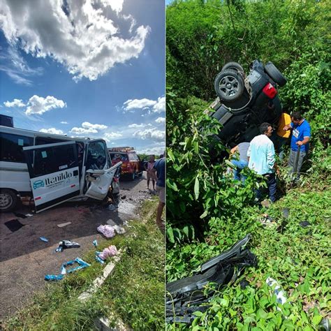 NOSSO PARANÁ RN Batida entre van escolar e carro deixa mulher