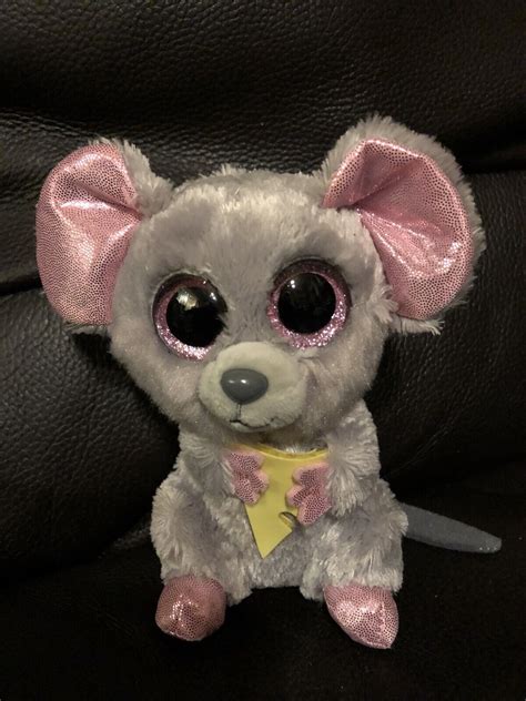 Ty Beanie Boosboo Squeaker Soft Toy Beanie Plush Approx 6 Inch Ty Silk