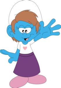 Smurfette Logo PNG Vector (EPS) Free Download