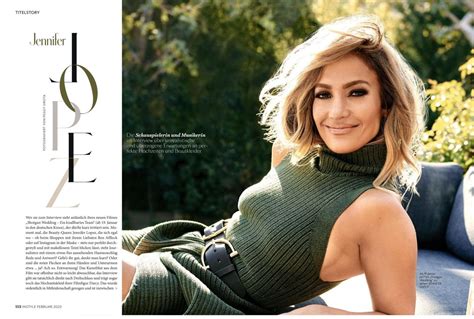 Jennifer Lopez InStyle Magazine Germany February 2023 Issue CelebMafia